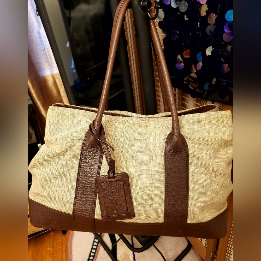 Tiffany Leather & Canvas bag